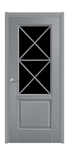 Дверь межкомнатная Сиена X3 DGO Цвет Гриджио Покрытие Эмаль  Наличник L 50 Цена 53268