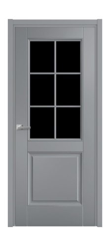 Дверь межкомнатная Сиена 10 DGO Цвет Гриджио Покрытие Эмаль  Наличник L 50 Цена 53268