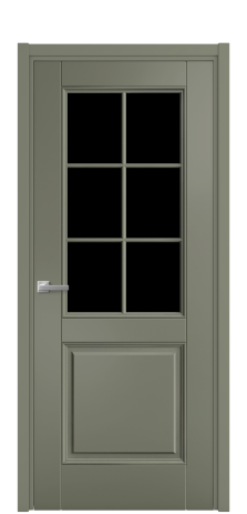 Дверь межкомнатная Сиена 10 DGO Цвет Зеленый Покрытие Эмаль  Наличник L 50 Цена 53268