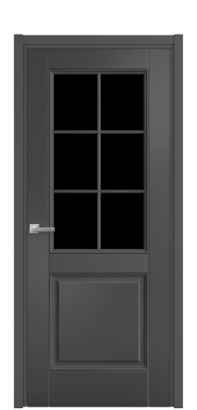 Дверь межкомнатная Сиена 10 DGO Цвет Антрацит Покрытие Эмаль  Наличник L 50 Цена 53268