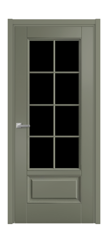 Дверь межкомнатная Сиена 10 DGO2 Цвет Зеленый Покрытие Эмаль  Наличник L 50 Цена 53268