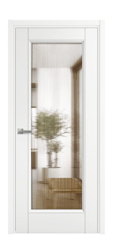 Дверь межкомнатная Савона Цвет Белый Покрытие Эмаль  Наличник L 50 Цена 59975