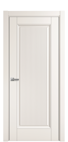 Дверь межкомнатная Савона Цвет Молочный Покрытие Эмаль  Наличник L 75 Цена 49475