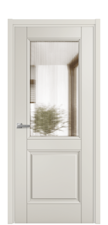 Дверь межкомнатная Савона 2 Цвет Дымчатый Покрытие Эмаль  Наличник L 50 Цена 59975