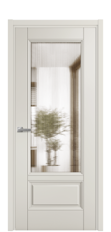 Дверь межкомнатная Савона 2B Цвет Дымчатый Покрытие Эмаль  Наличник L 50 Цена 59975