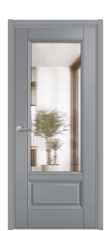 Дверь межкомнатная Савона 2B Цвет Гриджио Покрытие Эмаль  Наличник L 50 Цена 61668