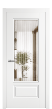 Дверь межкомнатная Савона 2B Цвет Белый Покрытие Эмаль  Наличник L 75 Цена 59975