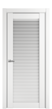 Дверь межкомнатная Жалюзи 1 Цвет Белый Покрытие Эмаль  Наличник L 75 Цена 54475