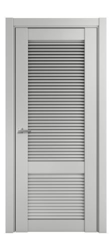 Дверь межкомнатная Жалюзи 2 Цвет Телегрей Покрытие Эмаль  Наличник L 75 Цена 54475