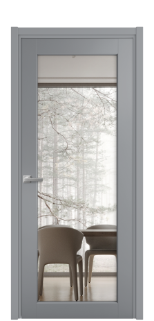 Дверь межкомнатная Страда 11 Цвет Гриджио Покрытие Эмаль  Наличник L 50 Цена 47640