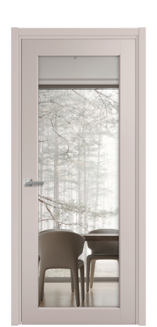 Дверь межкомнатная Страда 11 Цвет Пудра Покрытие Эмаль  Наличник L 50 Цена 46225