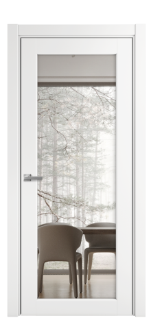 Дверь межкомнатная Страда 11 Цвет Белый Покрытие Эмаль  Наличник L 75 Цена 46225