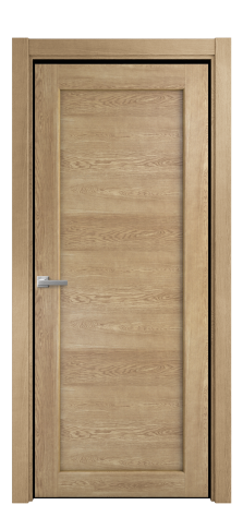 Дверь межкомнатная Страда 01 Цвет Дуб Светлый Покрытие Шпон натуральный  Наличник L 75 Цена 45050