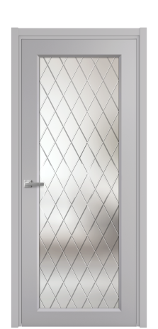 Дверь межкомнатная Страйп 1 Цвет Галечный Покрытие Эмаль  Наличник L 50 Цена 47158