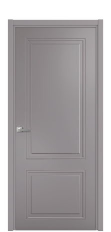 Дверь межкомнатная Страйп 2 Цвет Ирис Покрытие Эмаль  Наличник L 50 Цена 43475