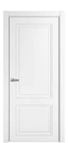 Дверь межкомнатная Страйп 2 Цвет Белый Покрытие Эмаль  Наличник L 75 Цена 43475