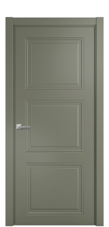 Дверь межкомнатная Страйп 3 Цвет Зеленый Покрытие Эмаль  Наличник L 75 Цена 44868