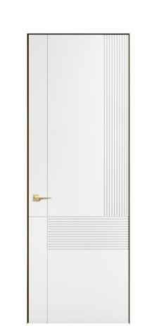 Дверь межкомнатная Меццо 13 Цвет Лиловый Покрытие ЭМАЛИ Эмаль Наличник Скрытый короб золото Цена 48325