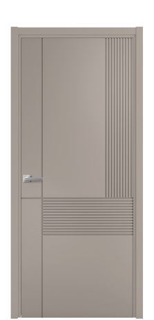 Дверь межкомнатная Меццо 13 Цвет Какао Покрытие Эмаль  Наличник L 50 Цена 42475