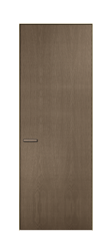 Дверь межкомнатная Бриз 1 Цвет Дуб Мускат Покрытие ШПОН Дуб Наличник Скрытый короб золото Цена 68089