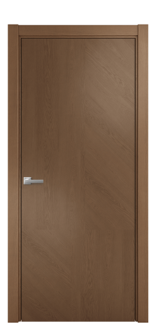 Дверь межкомнатная Юнит 11 Цвет Дуб Темный Покрытие Шпон натуральный  Наличник L 75 Цена 58050