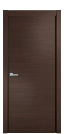 Дверь межкомнатная Порте 39-00 в шпоне Цвет Каштановый Орех Покрытие Шпон натуральный горизонталь Наличник L 75 Цена 49100