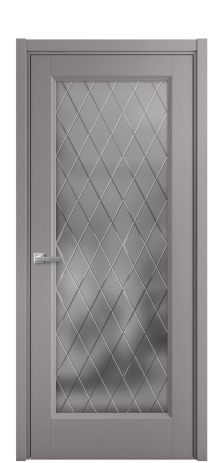 Дверь межкомнатная Неоклассик 1 Цвет Ясень Ирис Покрытие Шпон крашеный  Наличник L 50 Цена 47430