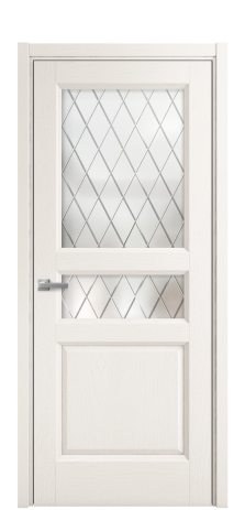 Дверь межкомнатная Неоклассик 4 Цвет Ясень Молочный Покрытие Шпон крашеный  Наличник L 50 Цена 46750