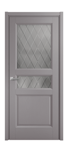 Дверь межкомнатная Неоклассик 4 Цвет Ясень Ирис Покрытие Шпон крашеный  Наличник L 50 Цена 47300