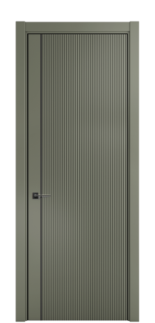Дверь межкомнатная Меццо Слот 12 Цвет Зеленый Покрытие ЭМАЛИ Эмаль Наличник L 75 Цена 50134
