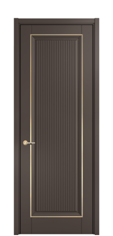 Дверь межкомнатная Савона Слот Цвет Коричневый Покрытие ЭМАЛИ Эмаль Наличник L 50 Цена 59095