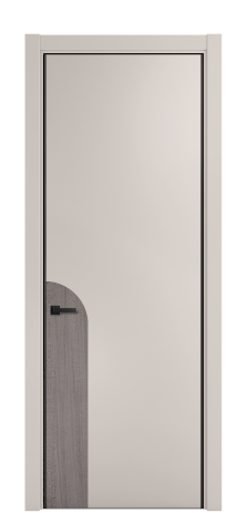 Дверь межкомнатная Дуэт 20 Цвет Дымчатый Покрытие ЭМАЛИ Эмаль Наличник L 75 Цена 53556